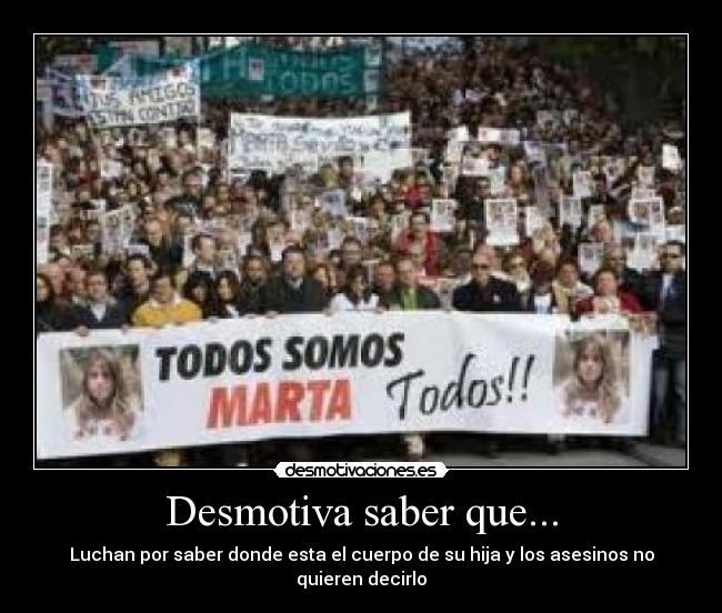 carteles marta del castillo manifestacion desmotivaciones