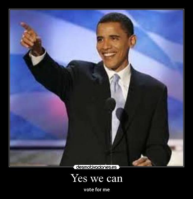 Yes we can -