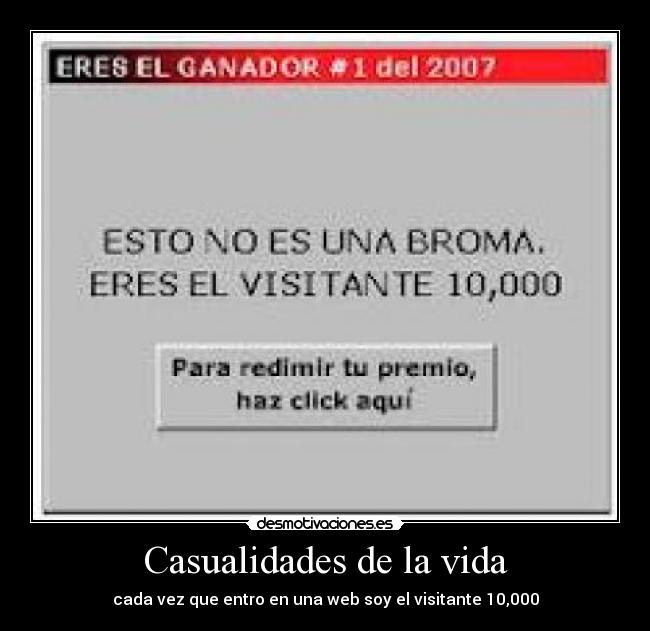 Casualidades de la vida -