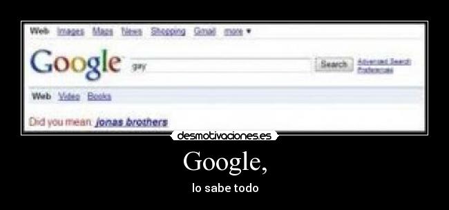 Google, - lo sabe todo