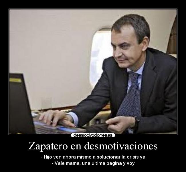 Zapatero en desmotivaciones -