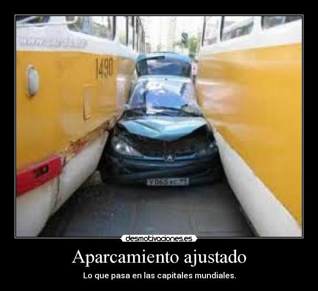 Aparcamiento ajustado -