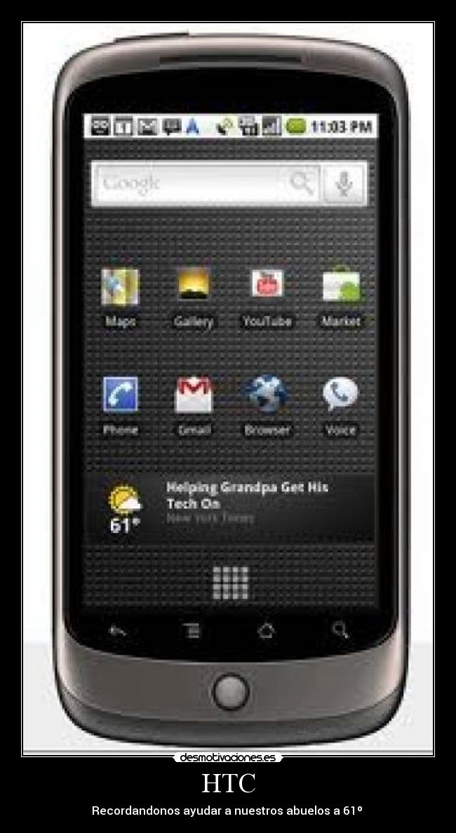 HTC - Recordandonos ayudar a nuestros abuelos a 61º