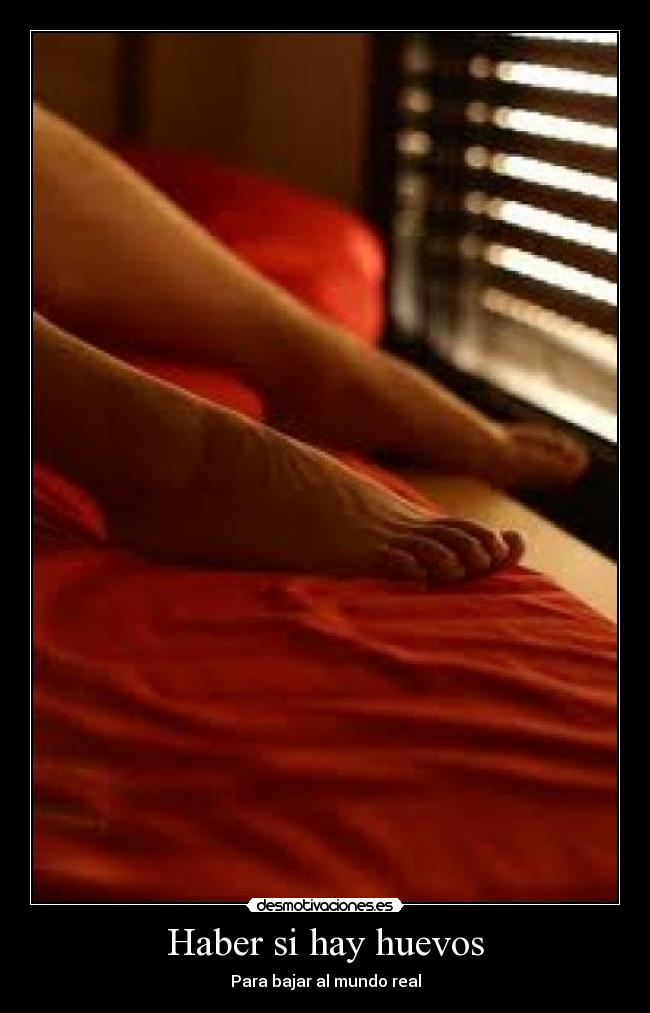 Haber si hay huevos - Para bajar al mundo real