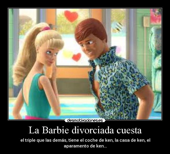 La Barbie divorciada cuesta - 