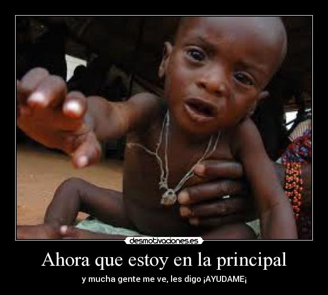 Ahora que estoy en la principal -