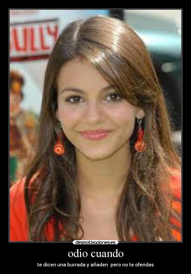 odio cuando -