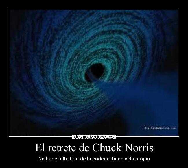 El retrete de Chuck Norris -