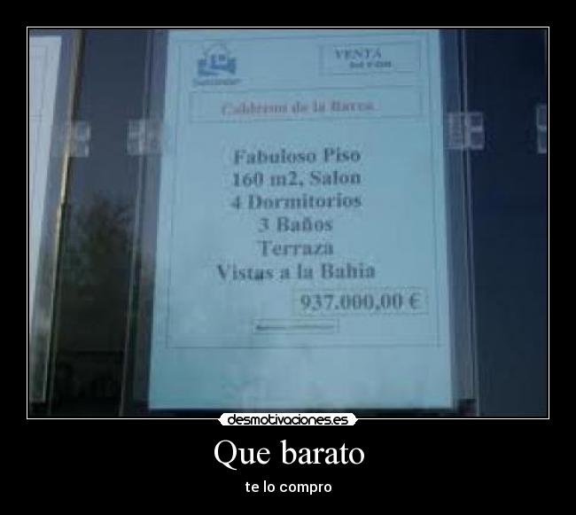 Que barato - te lo compro