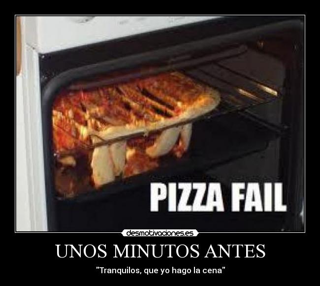 UNOS MINUTOS ANTES - Tranquilos, que yo hago la cena