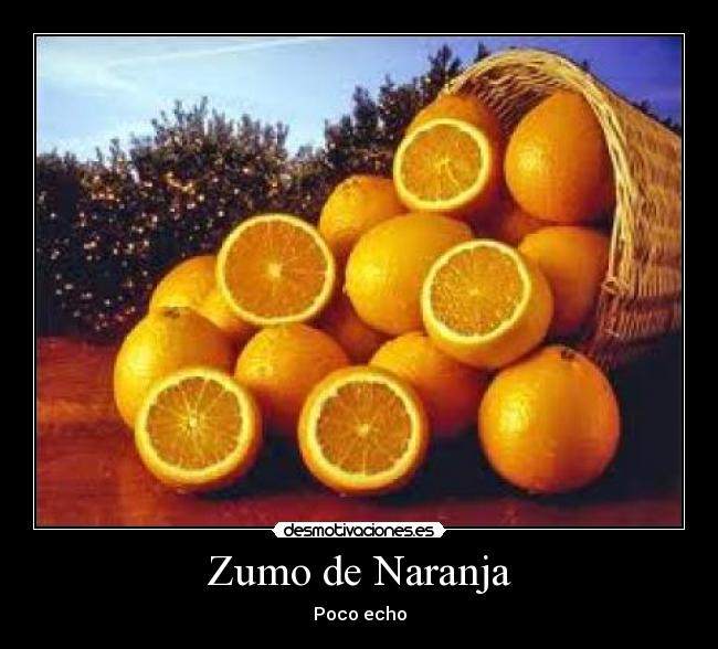 Zumo de Naranja -