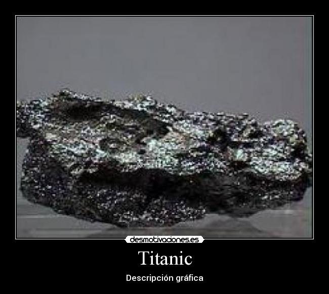 Titanic - Descripción gráfica