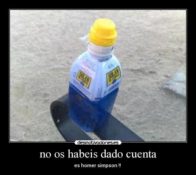 no os habeis dado cuenta - 