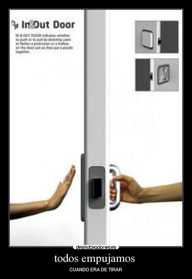 todos empujamos  - CUANDO ERA DE TIRAR 