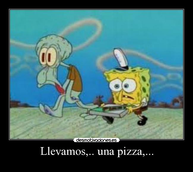 carteles bob esponja desmotivaciones