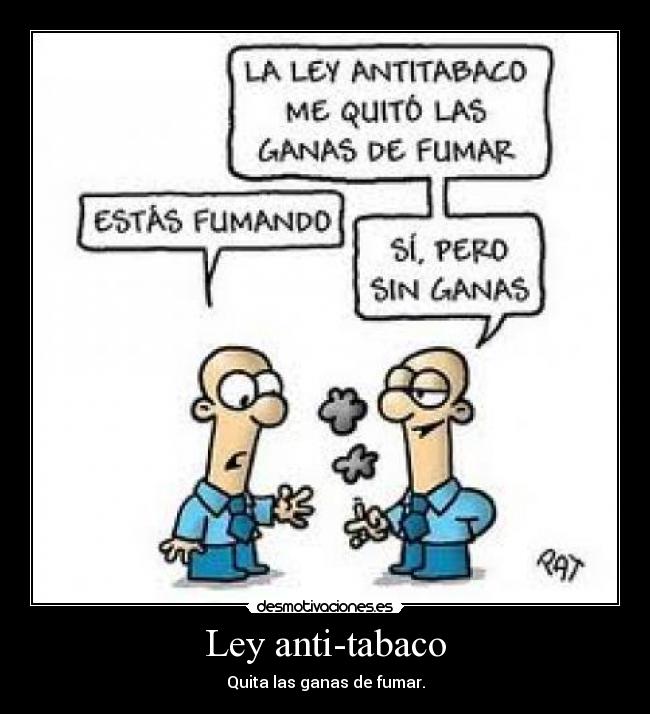 Ley anti-tabaco -