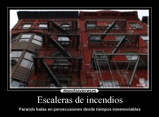 Escaleras de incendios -