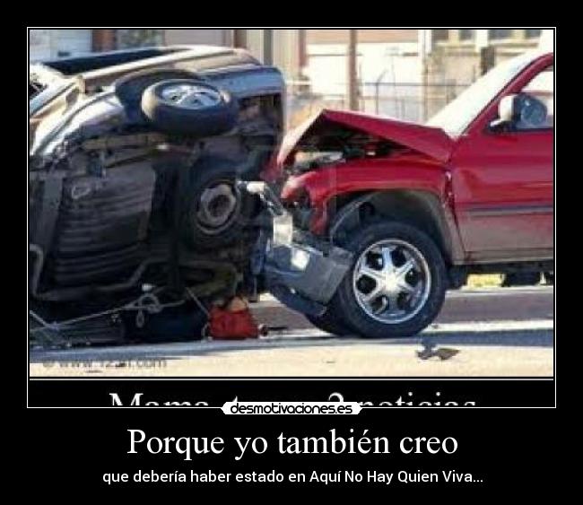 Porque yo también creo -