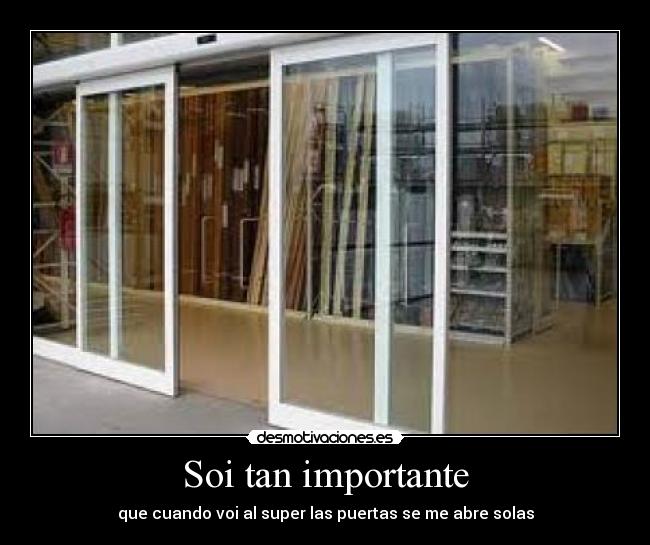 Soi tan importante -