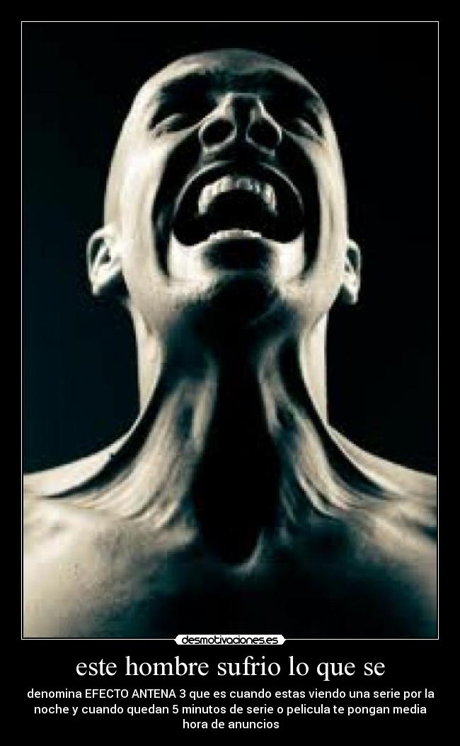 este hombre sufrio lo que se - 
