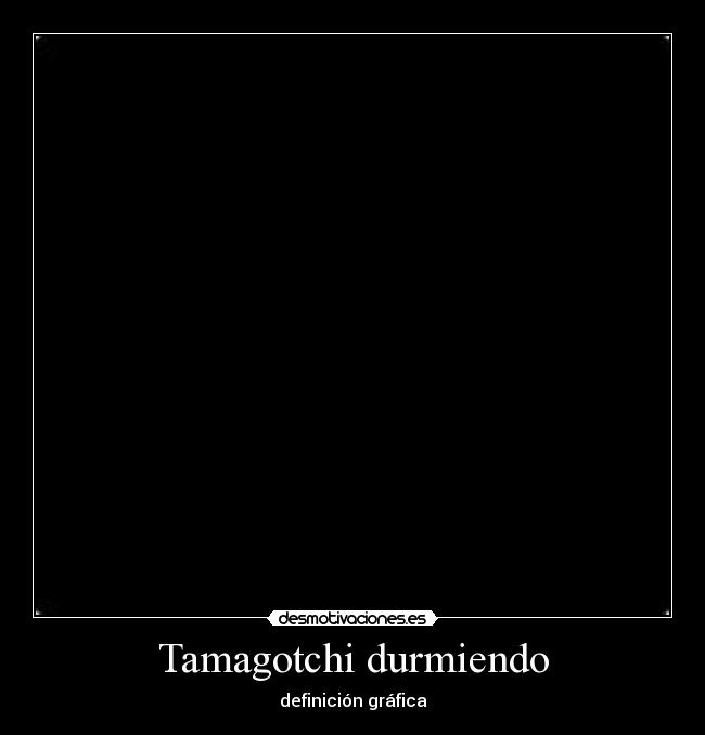 Tamagotchi durmiendo - 