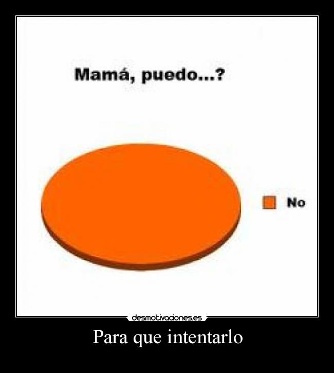 Para que intentarlo -