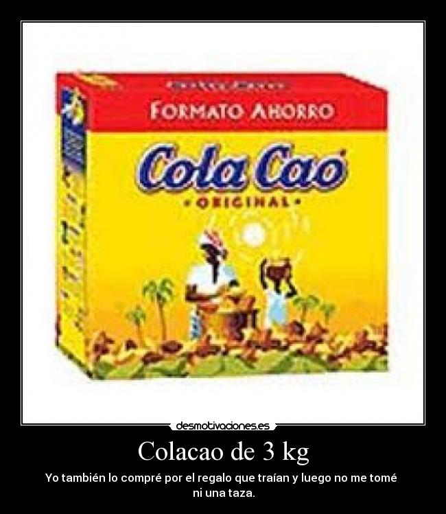 Colacao de 3 kg - 