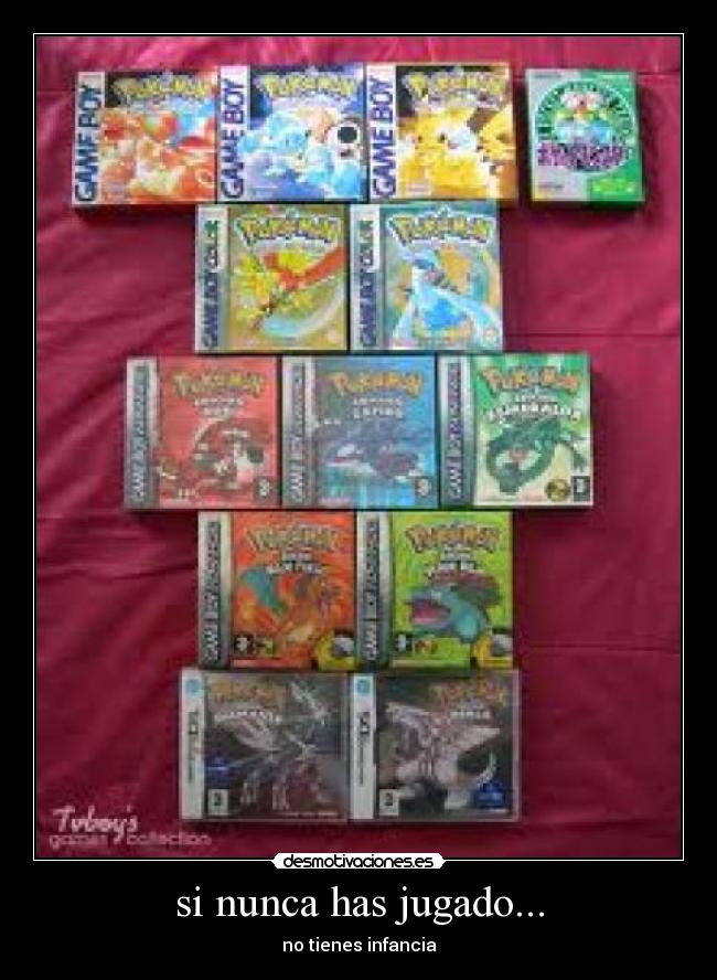 si nunca has jugado... - no tienes infancia