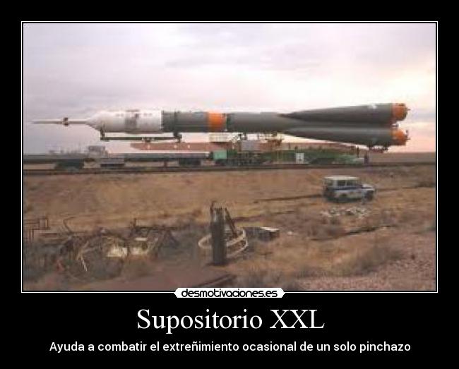 Supositorio XXL - Ayuda a combatir el extreñimiento ocasional de un solo pinchazo