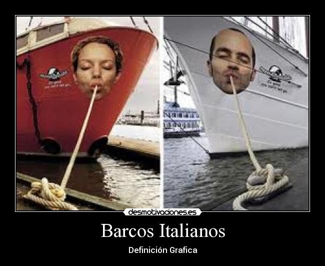Barcos Italianos - Definición Grafica