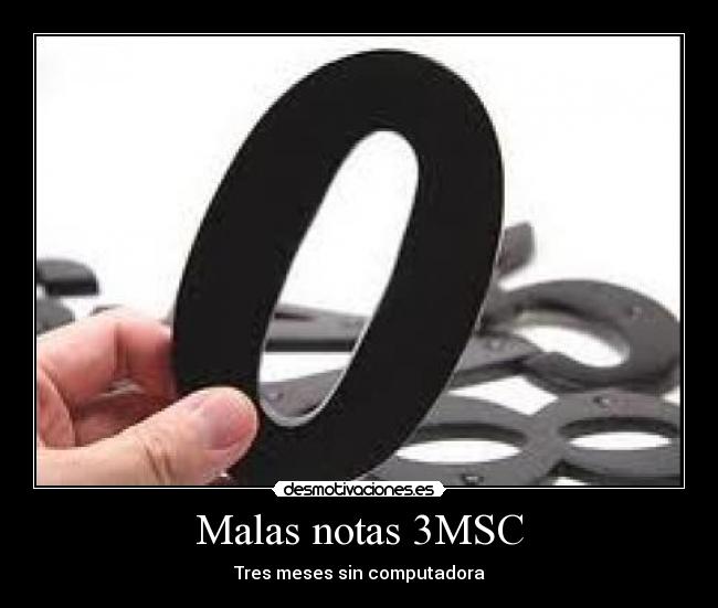 Malas notas 3MSC -