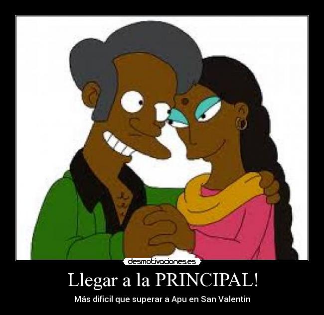 Llegar a la PRINCIPAL! - 