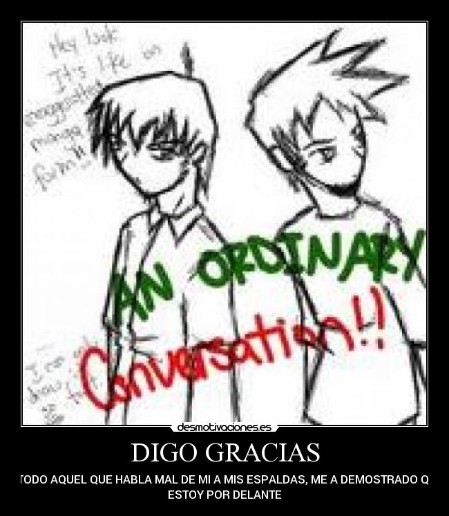DIGO GRACIAS -