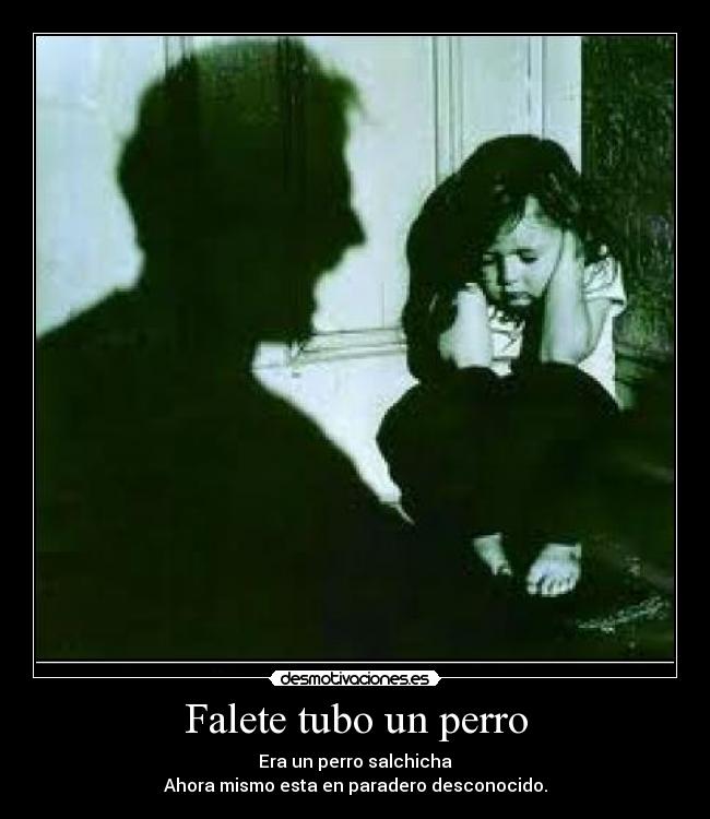 Falete tubo un perro - 