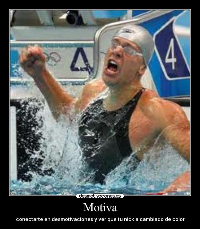 Motiva - conectarte en desmotivaciones y ver que tu nick a cambiado de color