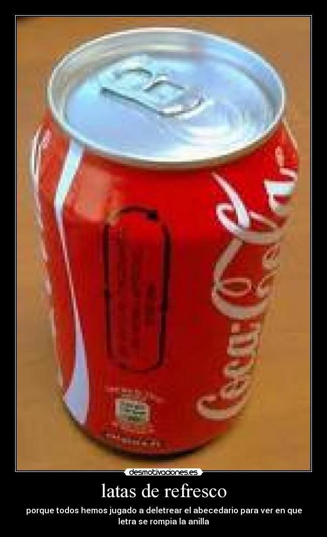 latas de refresco - 