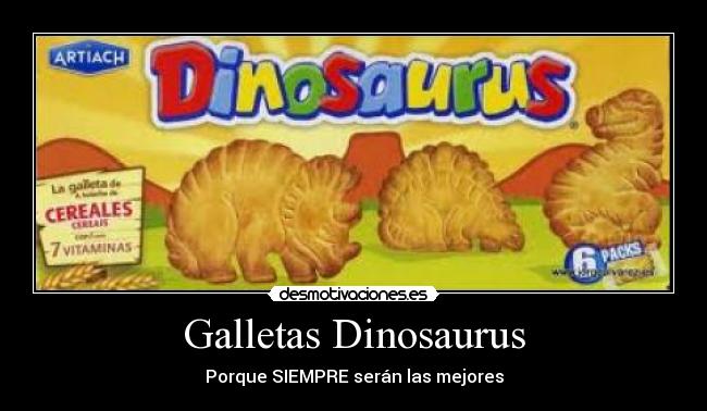 Galletas Dinosaurus -
