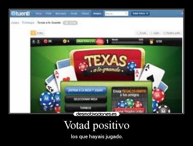 Votad positivo -