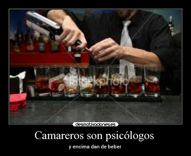 Camareros son psicólogos -