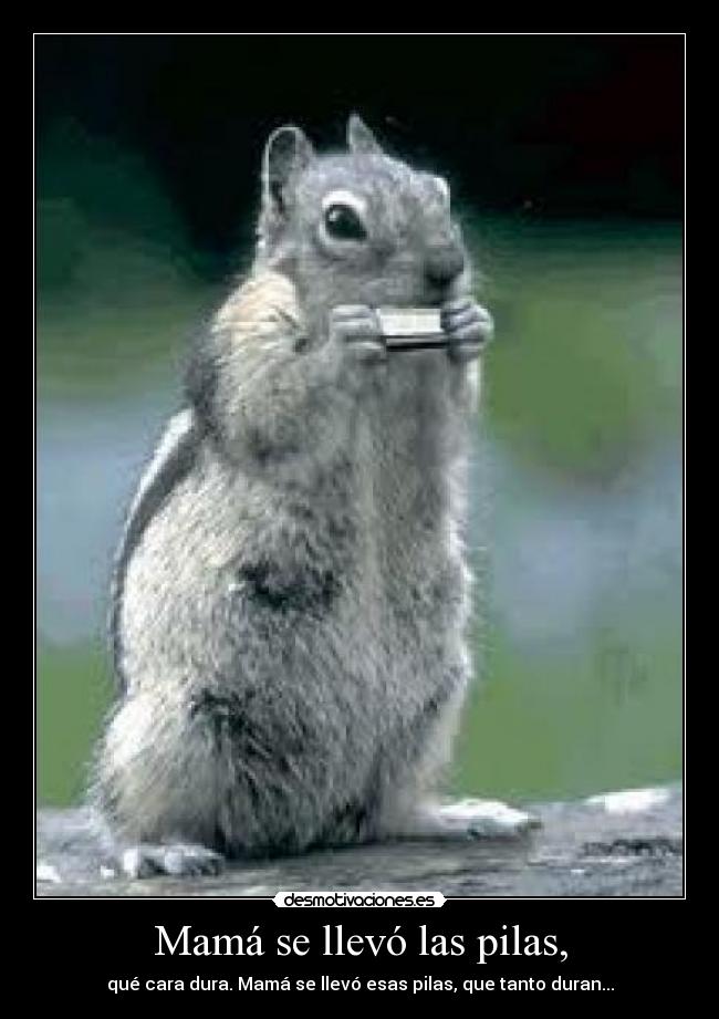 Mamá se llevó las pilas, - 
