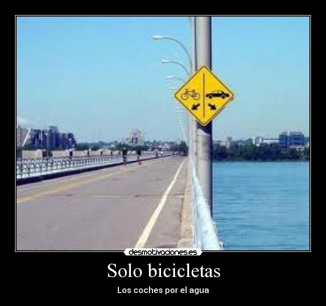 Solo bicicletas -