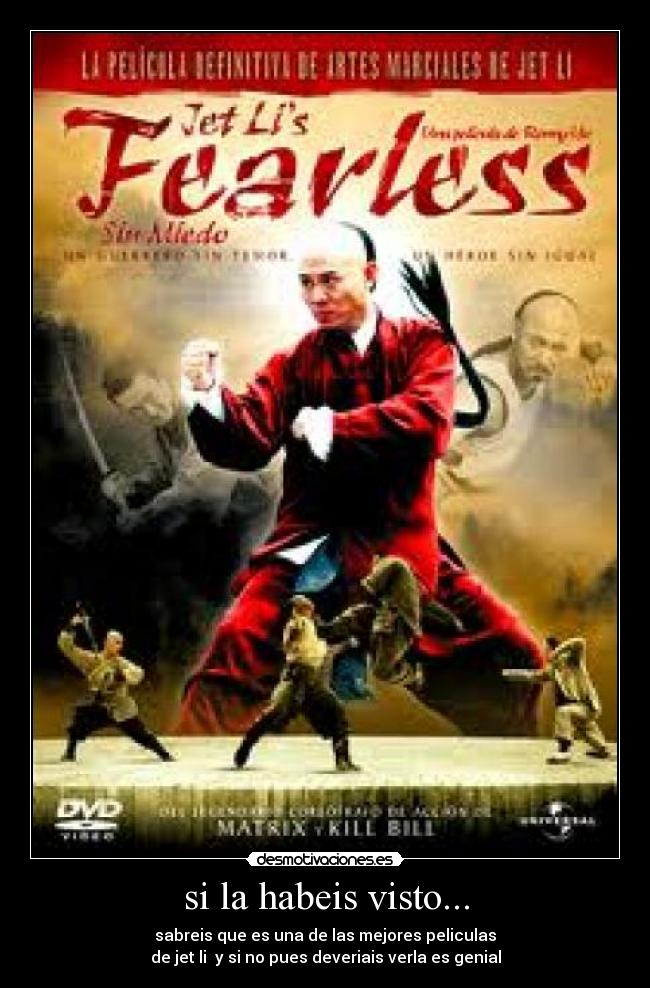 si la habeis visto... -