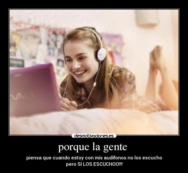 porque la gente  - 