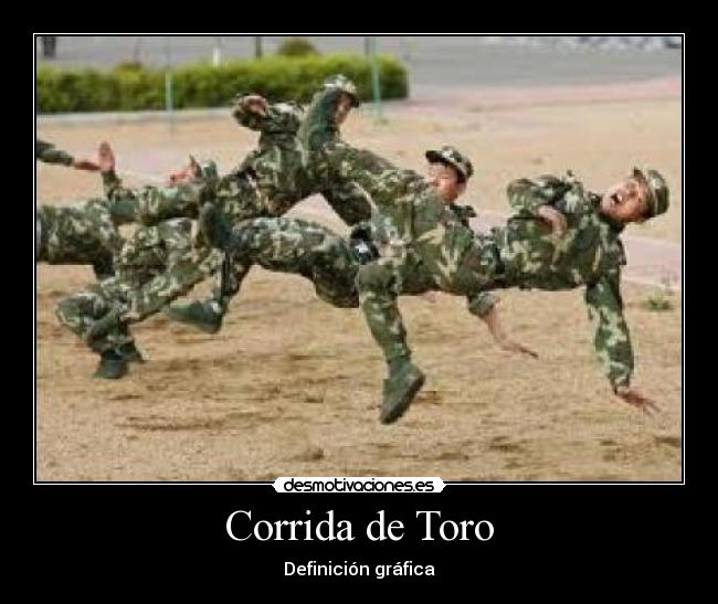 Corrida de Toro - Definición gráfica