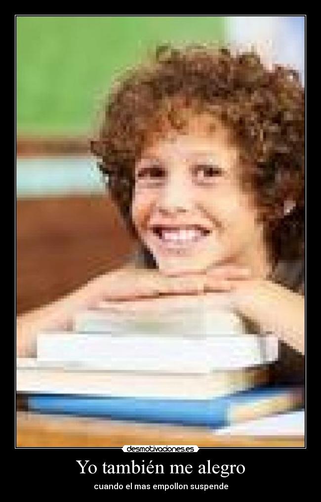 Yo también me alegro -