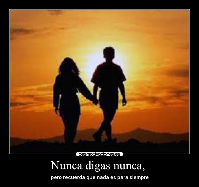 Nunca digas nunca,  - 