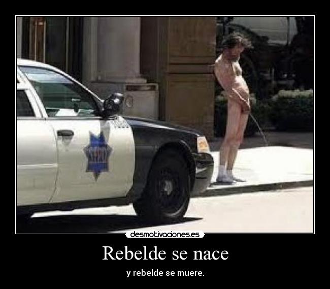 Rebelde se nace - y rebelde se muere.