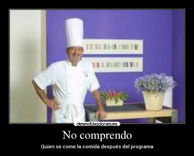No comprendo - 