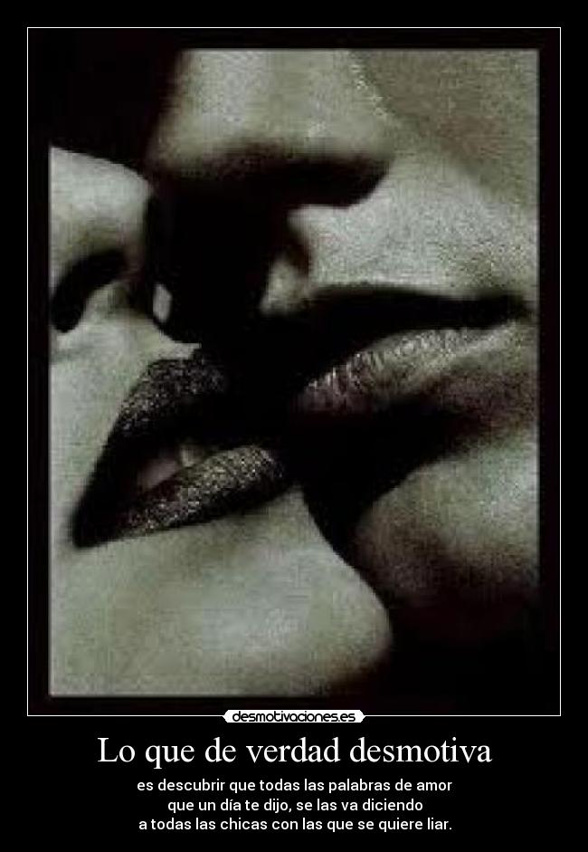 Lo que de verdad desmotiva -