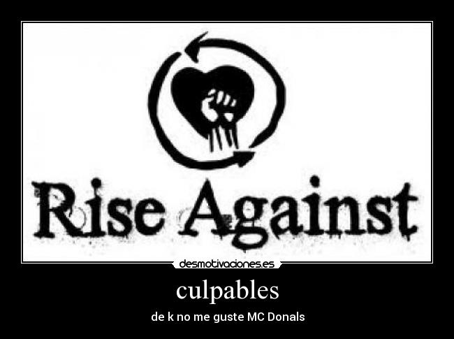 culpables - de k no me guste MC Donals
